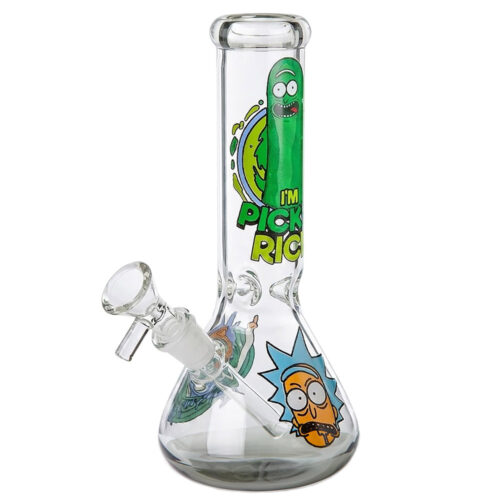 Скляний Бонг Огурчик Рік (Pickle Rick)