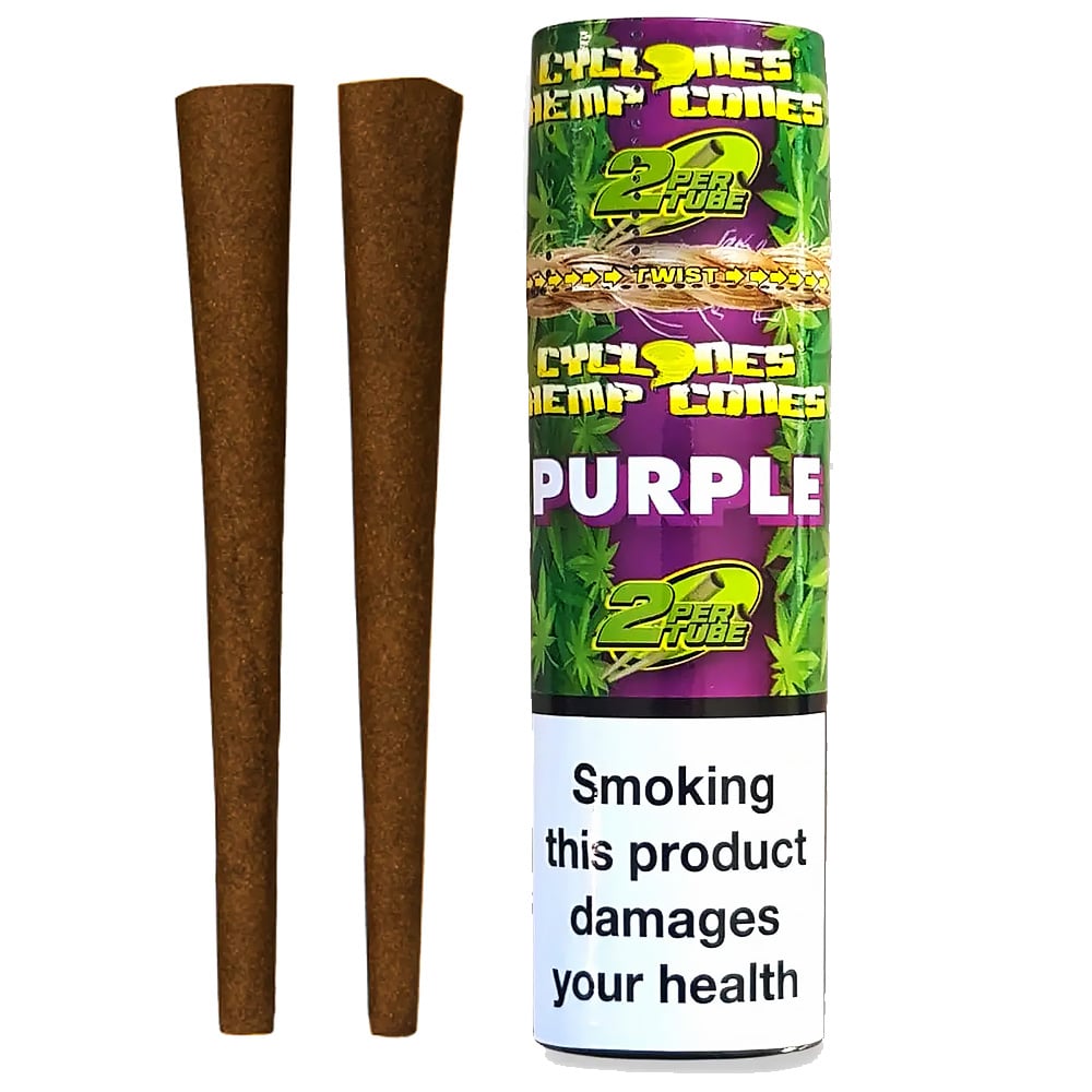 Бланты С Фильтром Cyclones Hemp Cones Purple Готовые Бланты Cyclones Hemp Cones Purple
