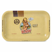 Поднос Для Самокруток RAW Bikini Girl Metal Rolling Tray (Small)