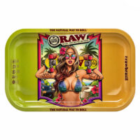Поднос для самокруток RAW Rolling Tray Brazil Girl Small