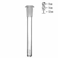 Шлиф Для Бонга Стеклянный "Downstem Slit Diffuser 120mm"