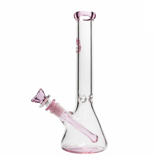 Стеклянный Розовый Бонг Hello Kitty Beaker Bong