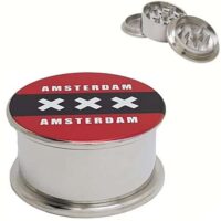Серебристый Гриндер Amsterdam 3 Part