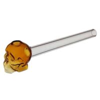 Трубка Вапорайзер Череп Glass Oil Burner Pipe Skull
