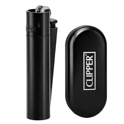 Зажигалка Clipper Metal Matt Black В Кейсе