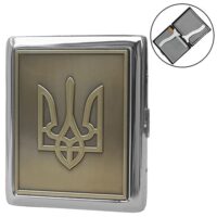 Металлический Портсигар Герб Украина