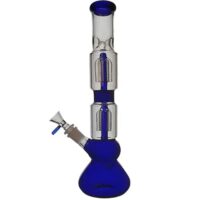 Стеклянный Бонг На Два Перколятора Bong Two Percolators