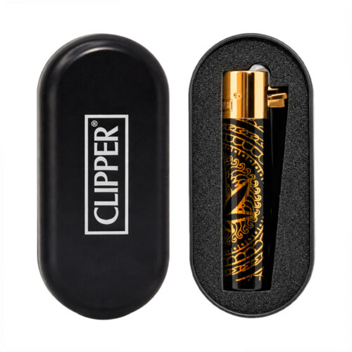 Металлическая Зажигалка Clipper Metal – Leaves