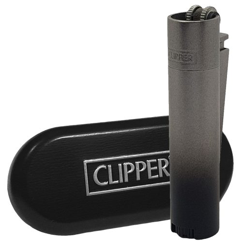 Газовая Зажигалка Clipper Metal Black Gradient