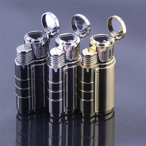Турбо Зажигалка 3 Форсунки Jobon ZB-957 Silver