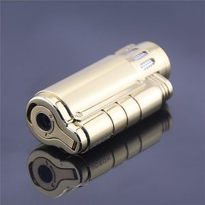 Турбо Зажигалка 3 Форсунки Jobon ZB-957 Silver