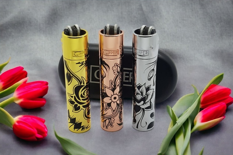 Clipper Metal - Flowers Metallic