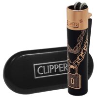Зажигалка Clipper Металл Bling Chains Lock