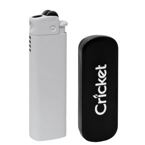 Газовая Зажигалка В Кейсе Cricket Deluxe Turbo White