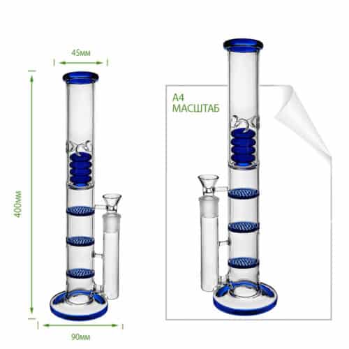 Высокий Бонг С Перколятором Glass Honeycomb Tower