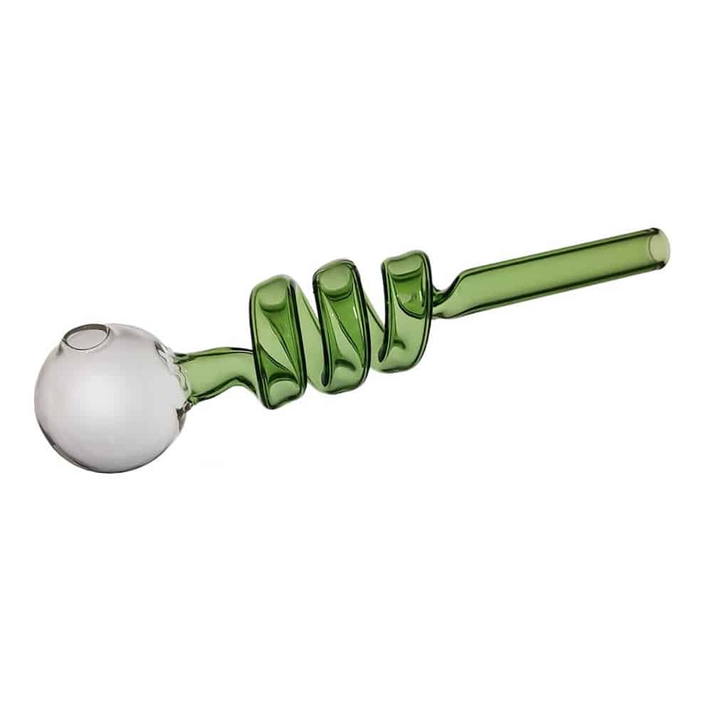 Стеклянная Трубка Со Спиралью Spiral Oil Pipe Green 2 Стеклянная Трубка Со Спиралью Spiral Oil Pipe Green