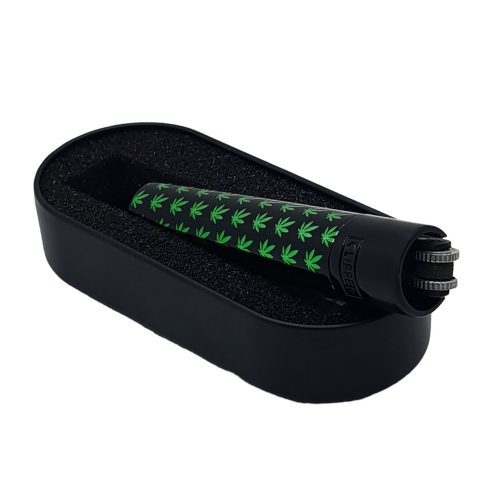 Газовая Зажигалка Clipper Металл Mini Leaves Black
