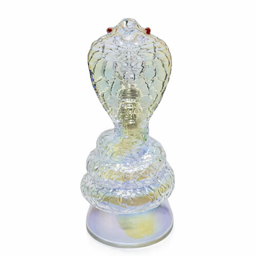Стеклянный Прозрачный Бонг Кобра Cobra Glass Bong