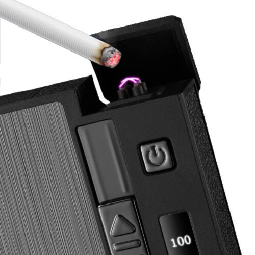 Портсигар С Зажигалкой usb И Выбросом Сигарет TH-798
