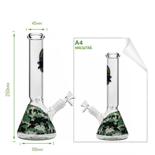 Стеклянный Бонг "Ice Bong Pixel"