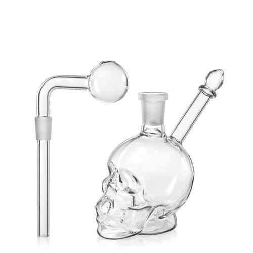 Мини Бонг Для Курения Масла "Scull Oil Bong"