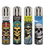 Газовая зажигалка Clipper Monumental Bones