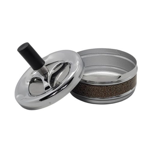 Металлическая Пепельница Вертушка Metal Ashtray Spinning