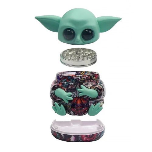 Гриндер Для Измельчения Шишек "Grinder Baby Yoda"