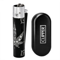 Металева Запальничка Clipper Metal Yantra Weed Silver