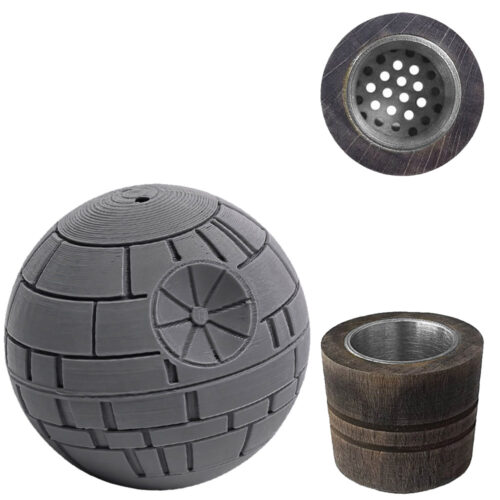 Деревянный Курительный Колпак В Боксе Death Star Cap V3