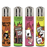 Газовая Зажигалка Clipper "Games on Fire"