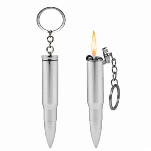Зажигалка Пуля Брелок Bullet Lighter Silver