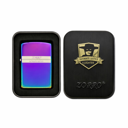 Металлическая Зажигалка Zorro Ultimate Justice Rainbow