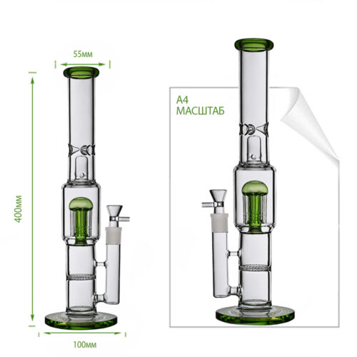 Стеклянный Большой Бонг Для Курения Technical Rig