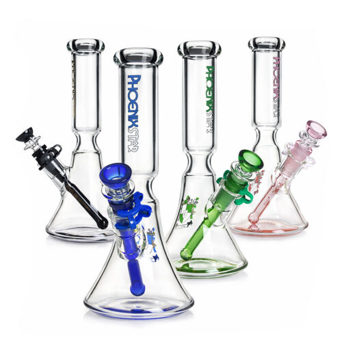 Стеклянный Бонг 25см Phoenix Beaker Hourglass Bong