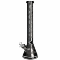 Бонг Стеклянный 40 см Royal Chrome Leaf Beaker
