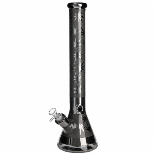Бонг Стеклянный 40 см Royal Chrome Leaf Beaker