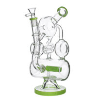 Бонг Стеклянный С Фильтром Inline Recycler Bong