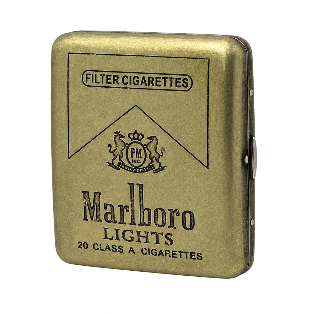 Металлический Портсигар Marlboro 3 Металлический Портсигар Marlboro