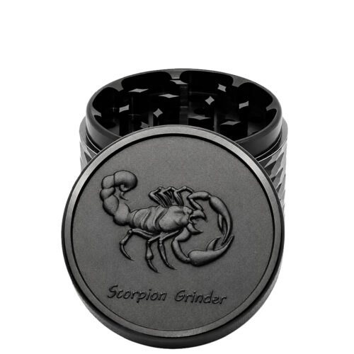 Ручной Гриндер Для Табака Scorpion Grinder Black