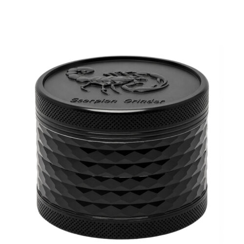 Ручной Гриндер Для Табака Scorpion Grinder Black