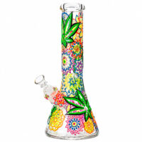 Стеклянный Бонг Светящийся Феникс Fluro Weed Art Gitd Bong