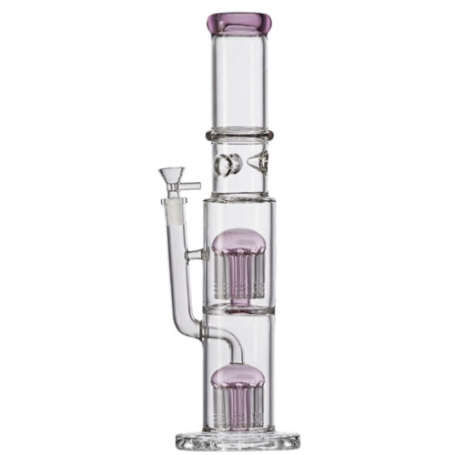 Стеклянный Бонг С Двойным Фильтром High Double Arms Tube