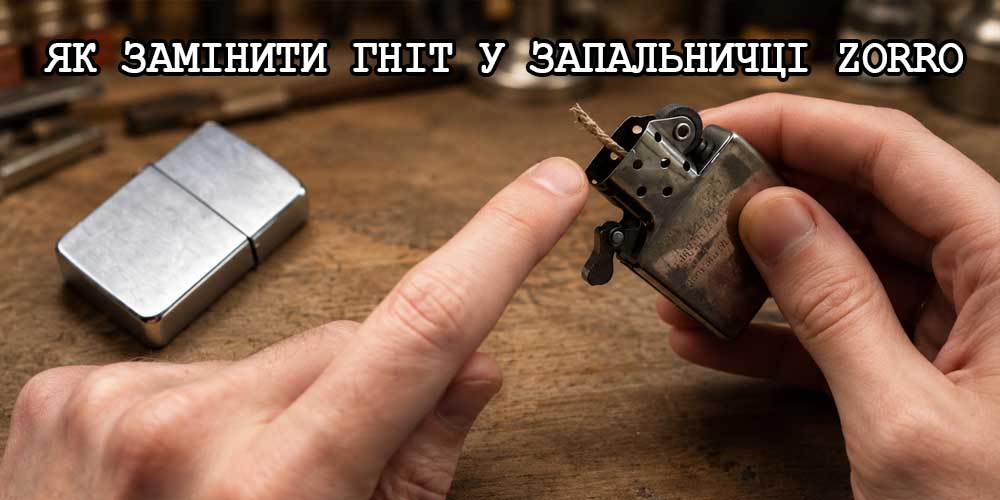 Как поменять фитиль в бензиновой зажигалке Zorro пошаговая инструкция