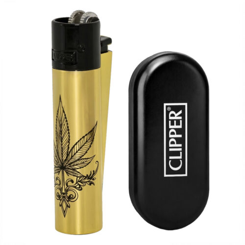 Зажигалка Клиппер Металлическая Clipper Weed Tattoo