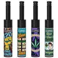 Зажигалка Пьезо С Носиком Clipper Tube Retro Weed