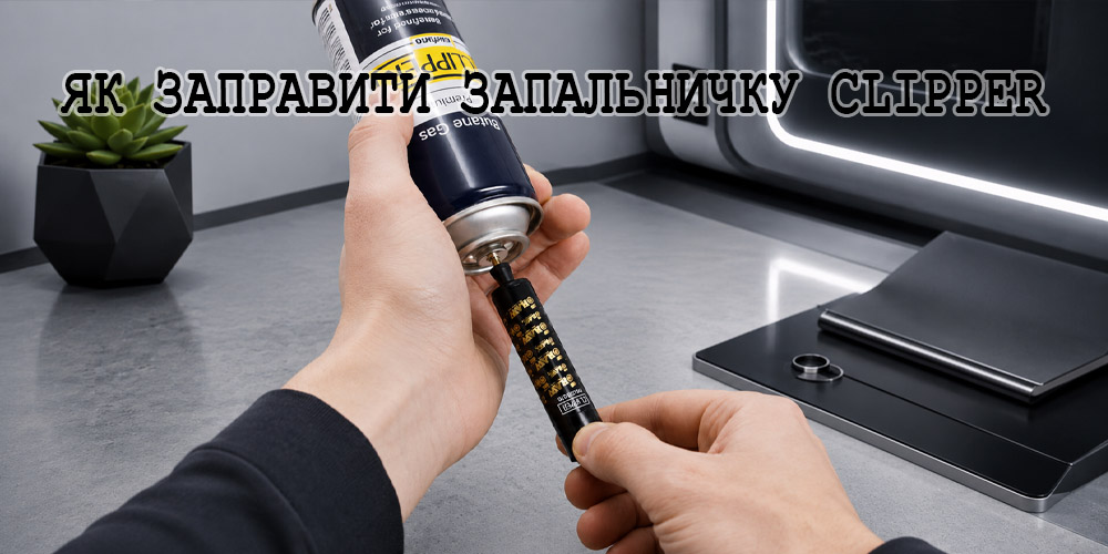 как заправить зажигалку clipper