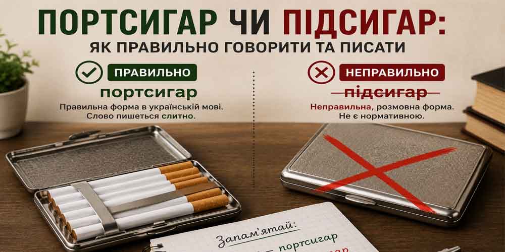 Портсигар или подсигар: как правильно говорить и писать