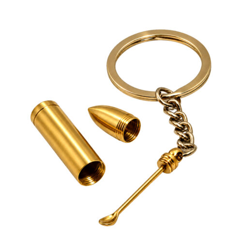 Брелок Патрон С Ложечкой Снуфер Bullet Snuff Spoon