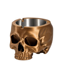 Пепельница Череп Skull Ashtray Gold
